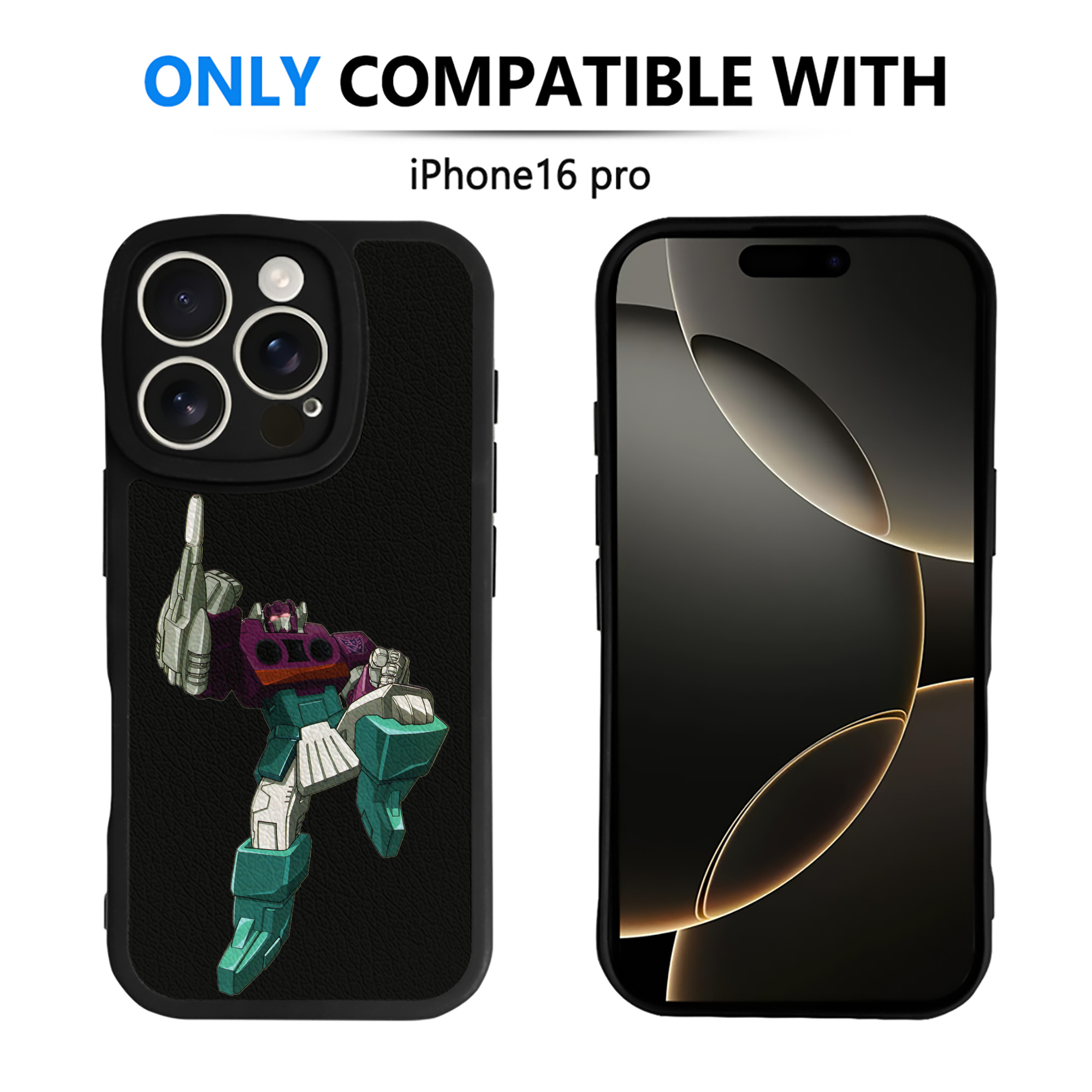 （画像用）  【iPhone 16シリーズ対応】シリコンスマホケース（レザー調） 材質：シリコン